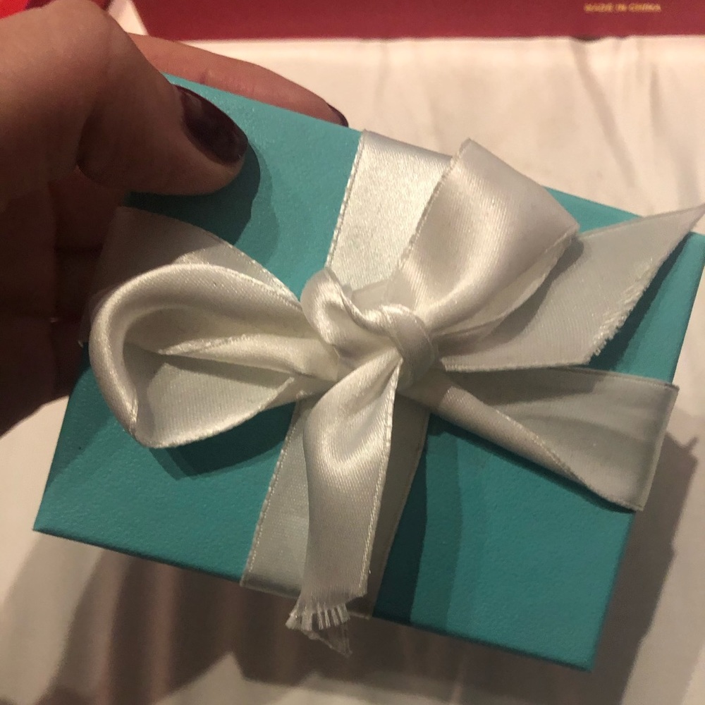 Authentic Tiffany box with bow